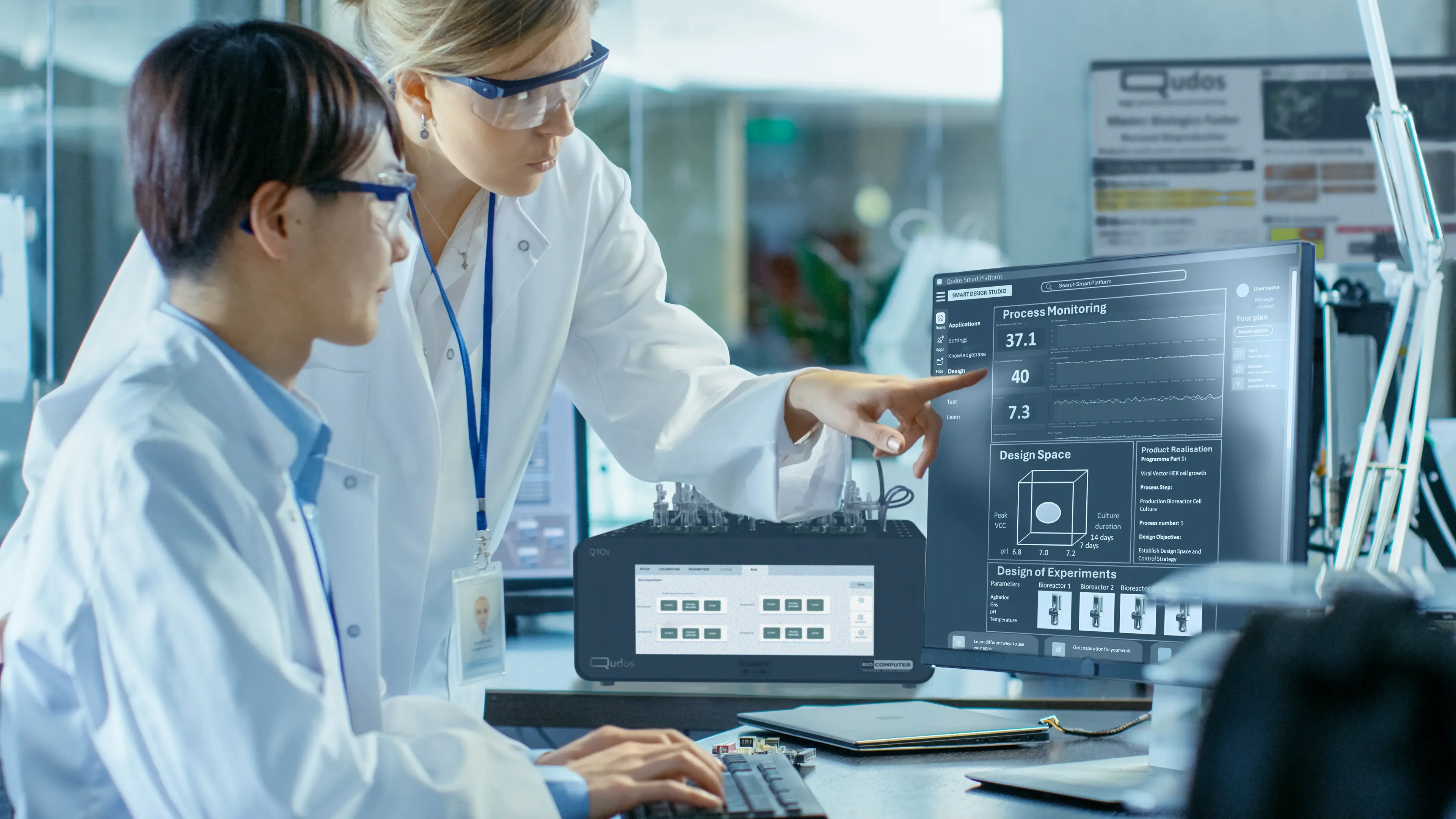 scientists in lab